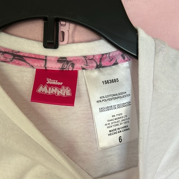 Girls Disney Minnie and Mickey set size 6. Tshirt, sweatshirt and pants included - Picture 2 of 14